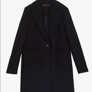 Zara - Long black lapel coat
